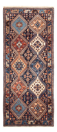 Alfombra de pasillo Alfombra persa - Nómada - 185 x 80 cm - azul oscuro