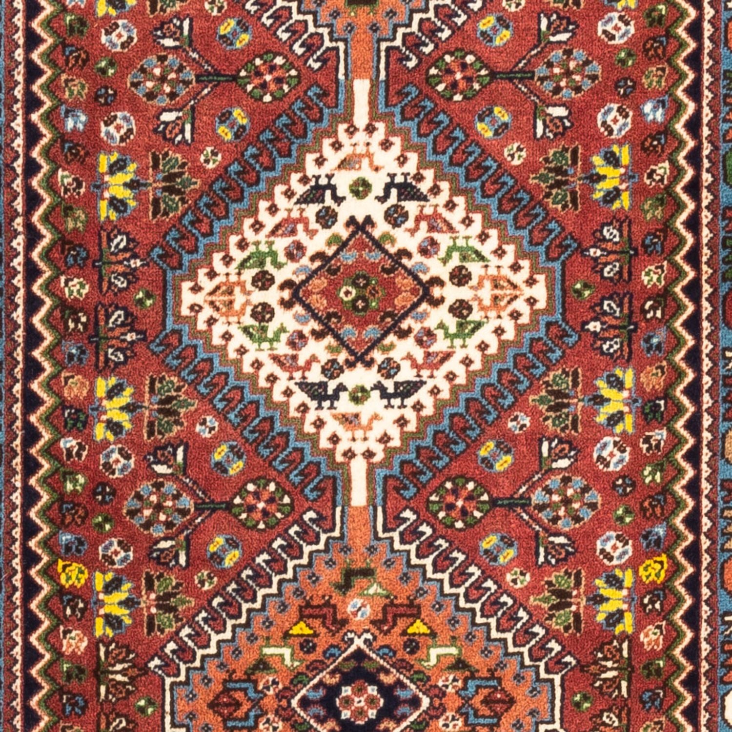 Alfombra de pasillo Alfombra persa - Nómada - 197 x 82 cm - rojo
