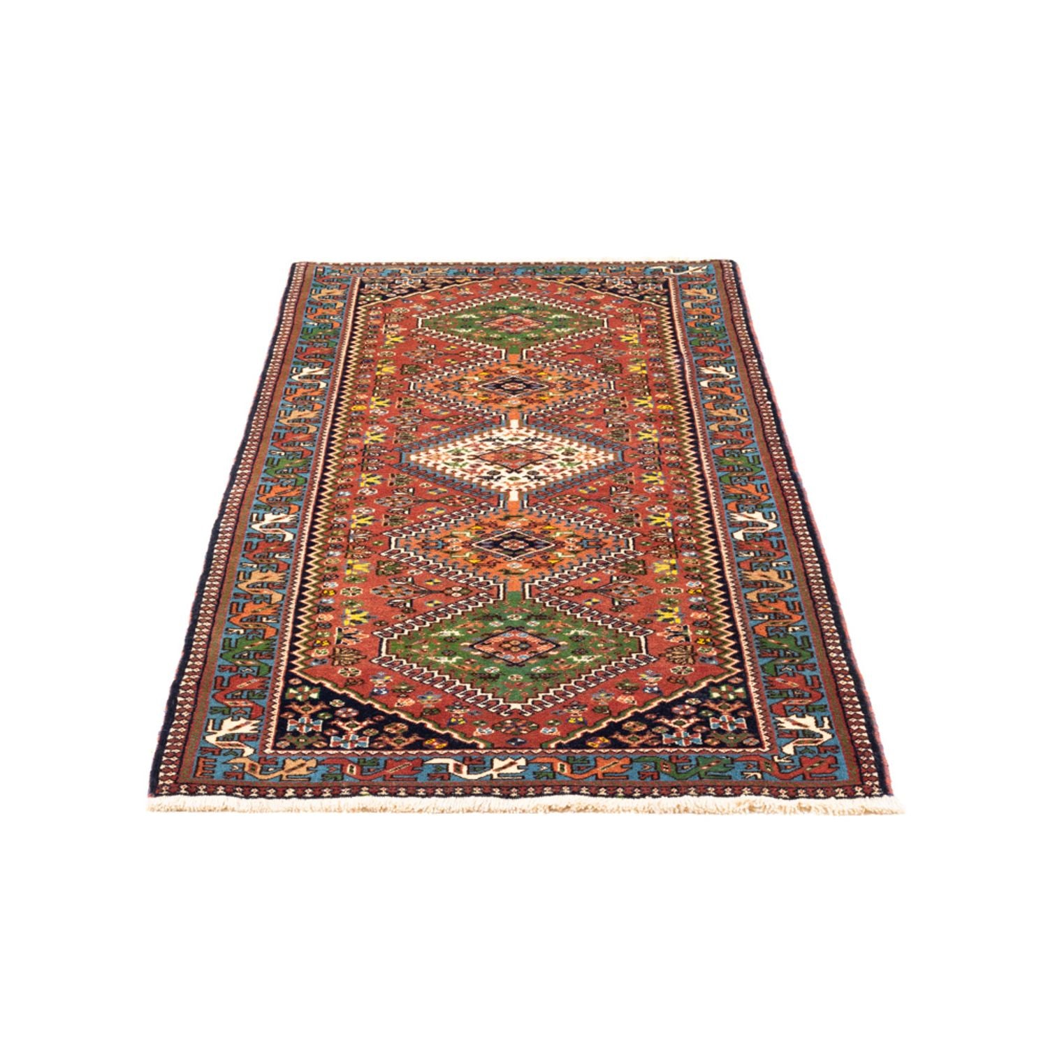 Alfombra de pasillo Alfombra persa - Nómada - 197 x 82 cm - rojo