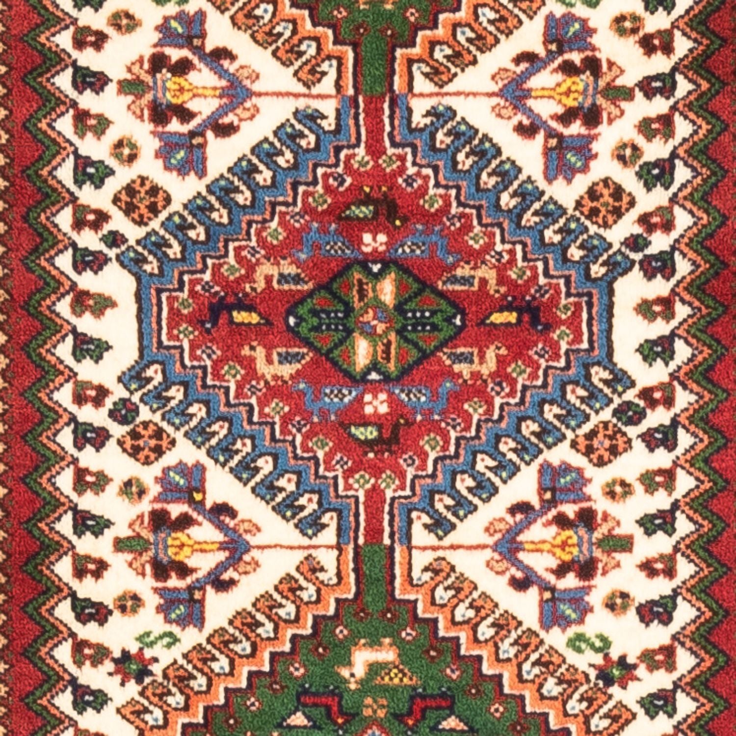 Alfombra de pasillo Alfombra persa - Nómada - 216 x 62 cm - rojo