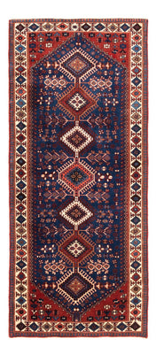 Alfombra de pasillo Alfombra persa - Nómada - 192 x 85 cm - azul oscuro