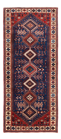 Alfombra de pasillo Alfombra persa - Nómada - 192 x 85 cm - azul oscuro