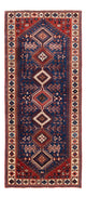 Alfombra de pasillo Alfombra persa - Nómada - 192 x 85 cm - azul oscuro