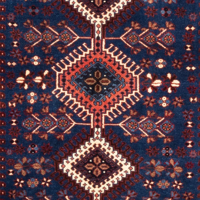 Alfombra de pasillo Alfombra persa - Nómada - 192 x 85 cm - azul oscuro