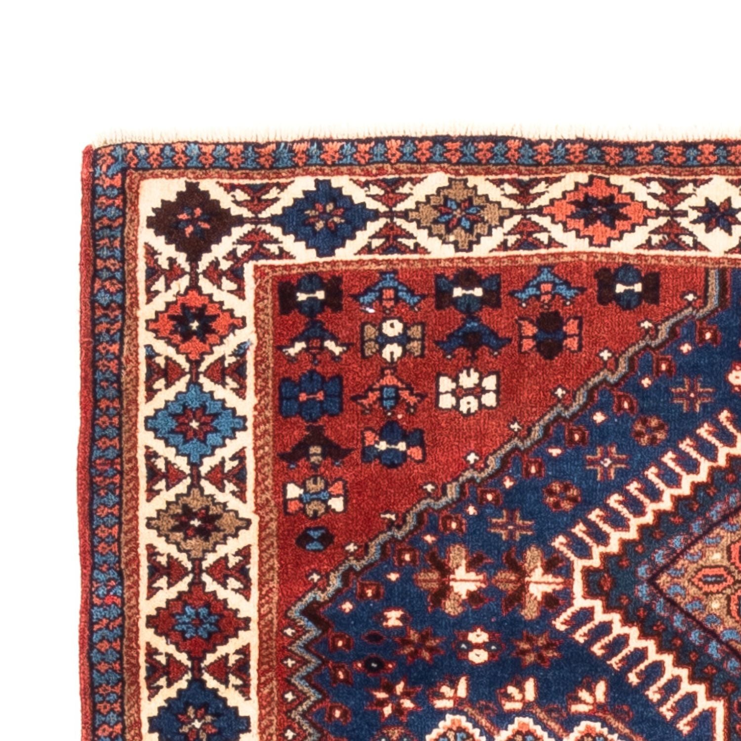 Alfombra de pasillo Alfombra persa - Nómada - 192 x 85 cm - azul oscuro