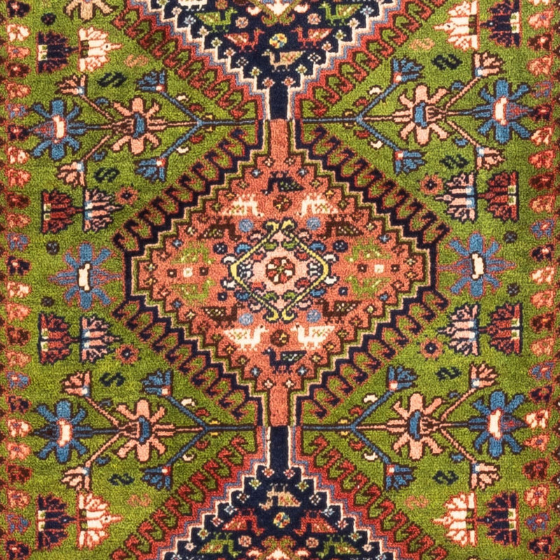 Alfombra de pasillo Alfombra persa - Nómada - 193 x 82 cm - verde