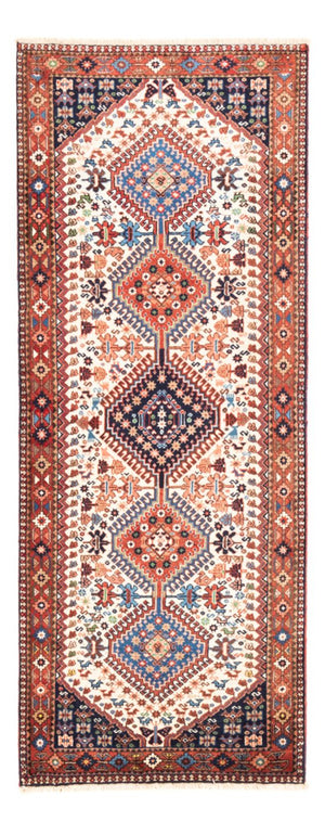 Alfombra de pasillo Alfombra persa - Nómada - 200 x 80 cm - crema