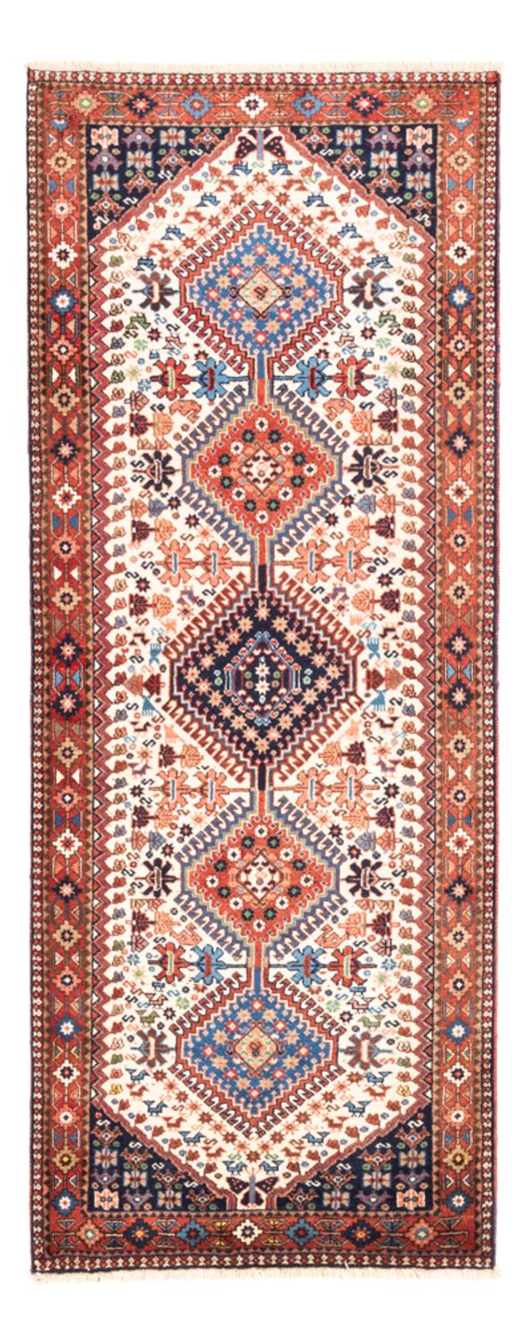 Alfombra de pasillo Alfombra persa - Nómada - 200 x 80 cm - crema