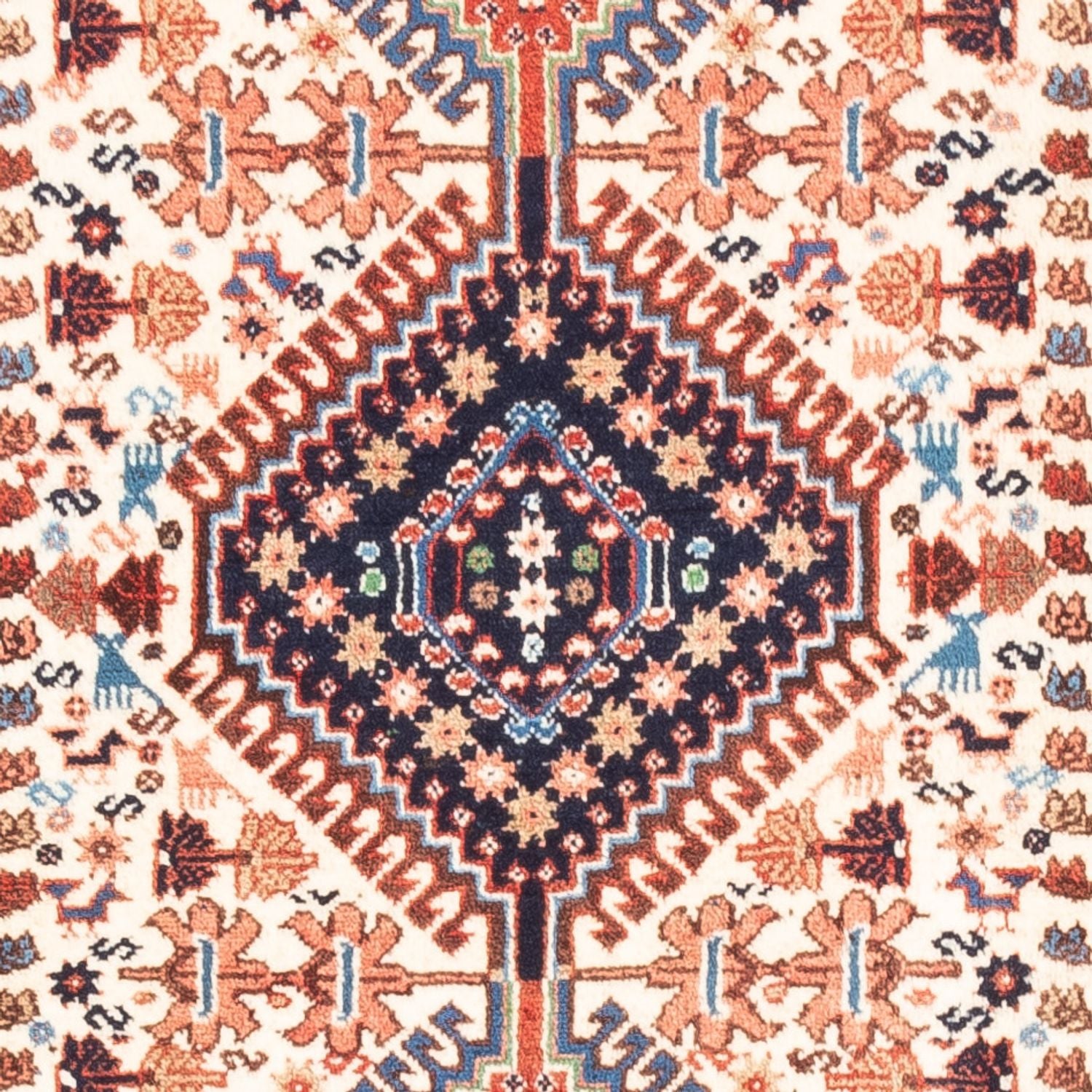 Alfombra de pasillo Alfombra persa - Nómada - 200 x 80 cm - crema
