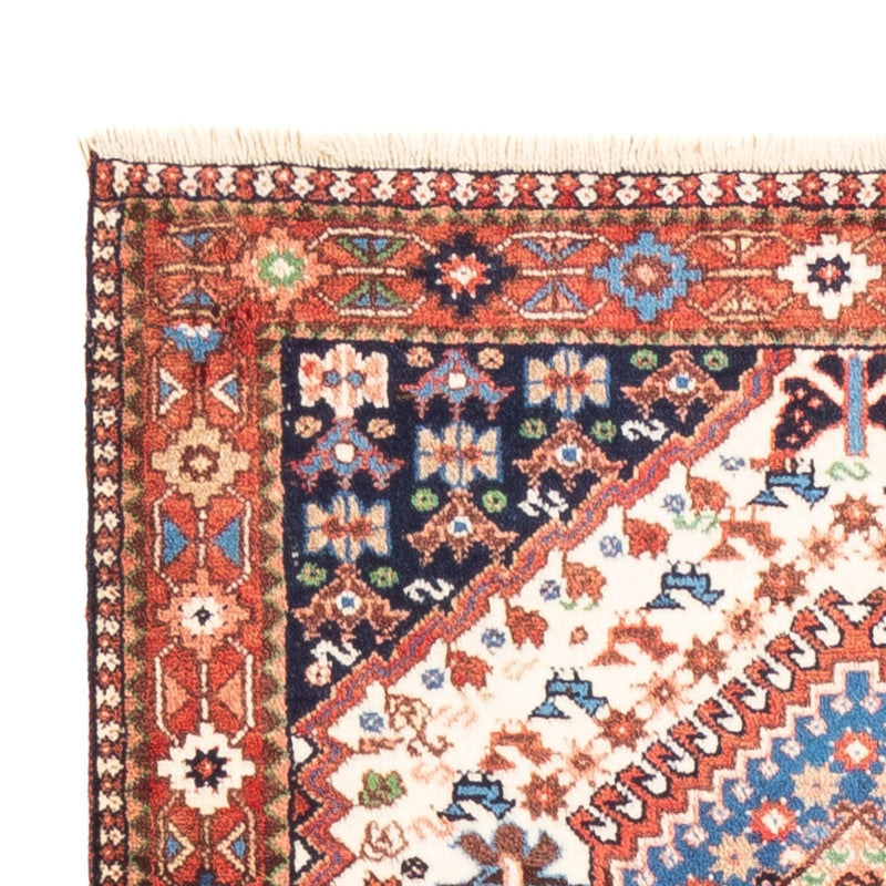 Alfombra de pasillo Alfombra persa - Nómada - 200 x 80 cm - crema