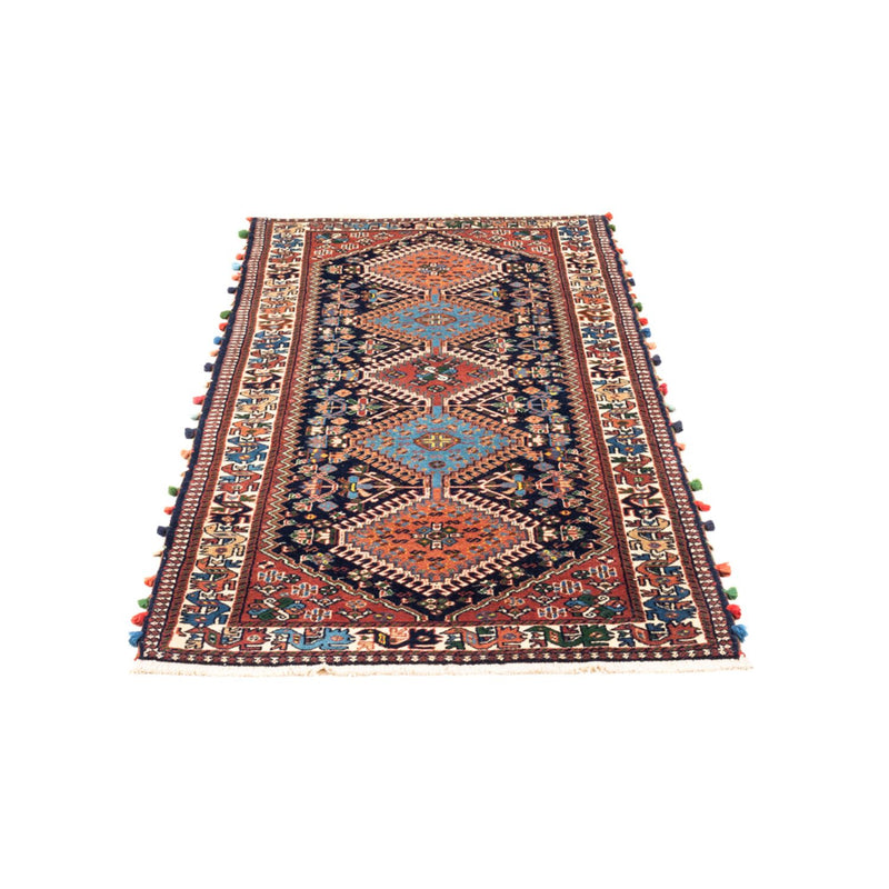 Alfombra de pasillo Alfombra persa - Nómada - 200 x 83 cm - azul oscuro