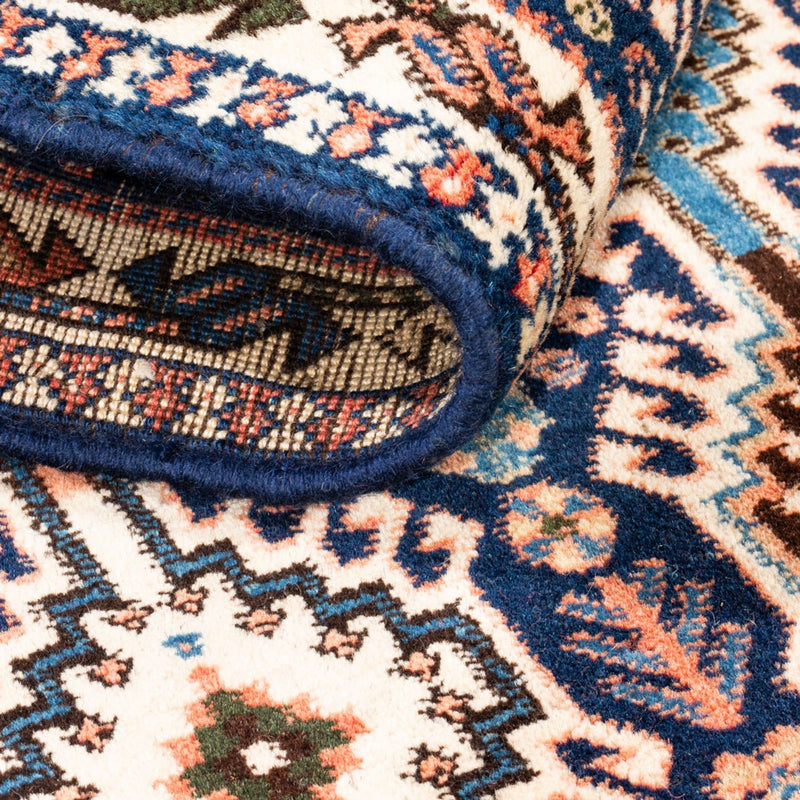 Alfombra de pasillo Alfombra persa - Nómada - 140 x 50 cm - azul oscuro