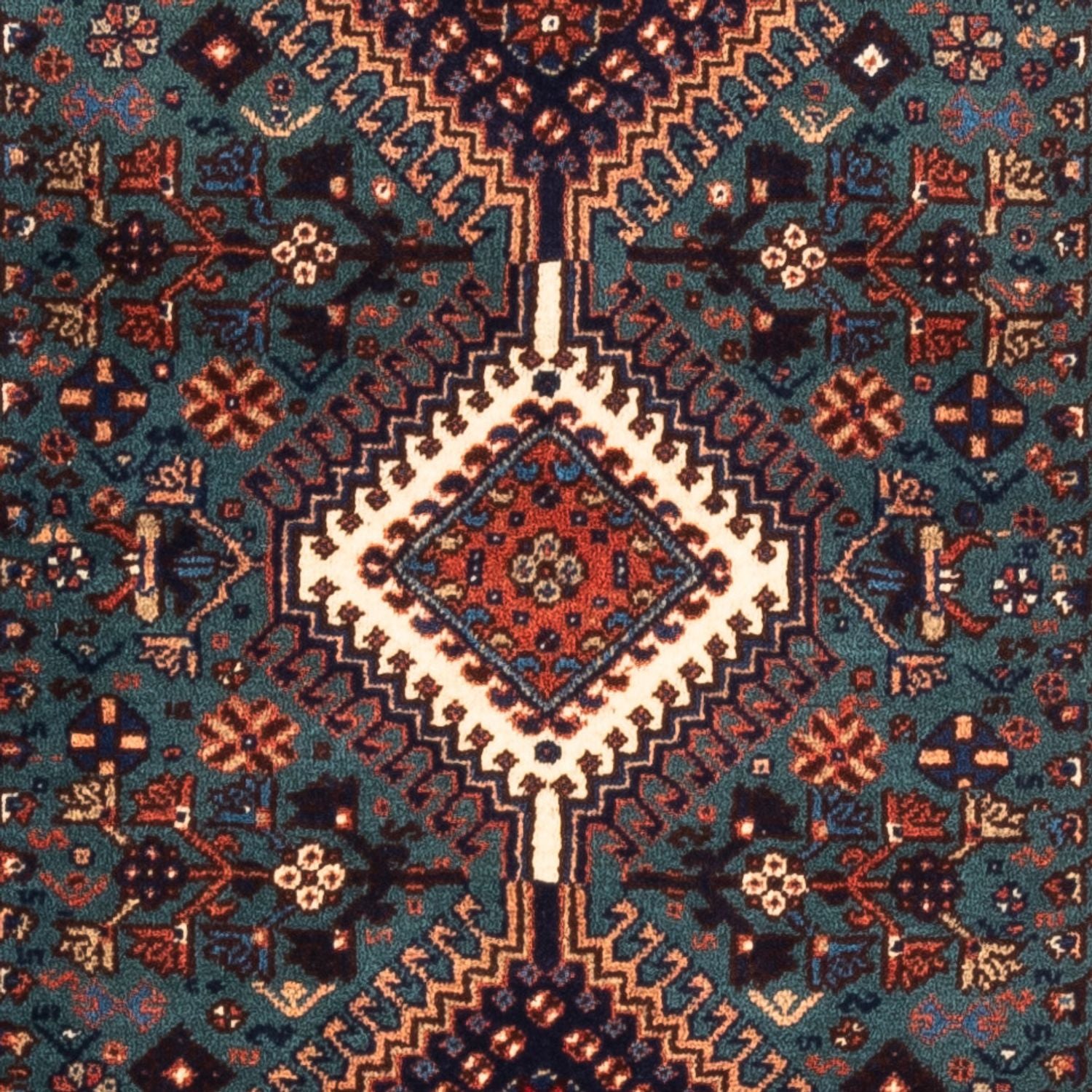 Alfombra de pasillo Alfombra persa - Nómada - 196 x 80 cm - azul