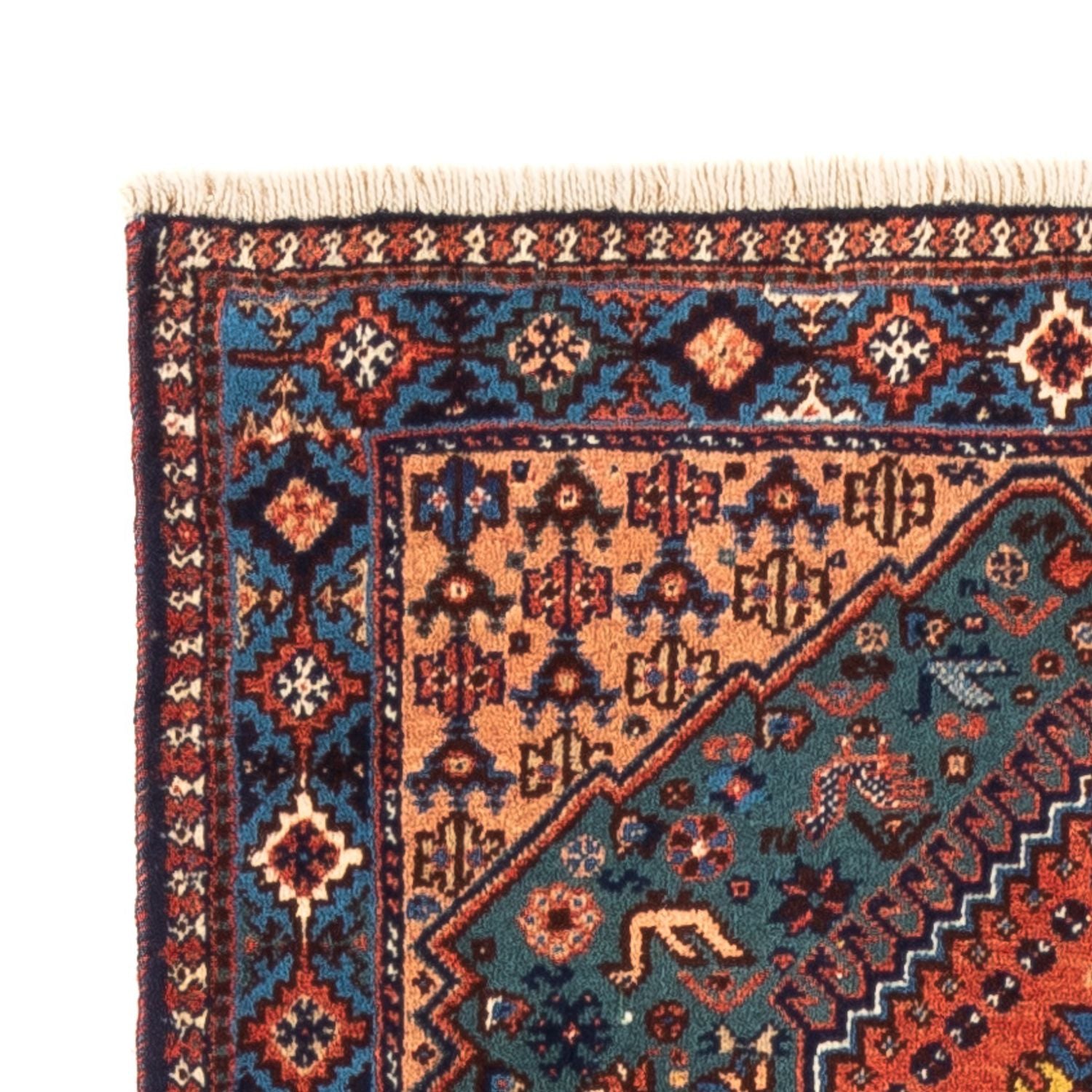Alfombra de pasillo Alfombra persa - Nómada - 196 x 80 cm - azul