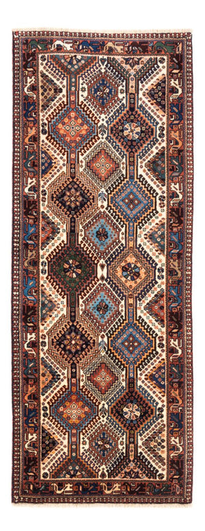 Alfombra de pasillo Alfombra persa - Nómada - 204 x 83 cm - crema