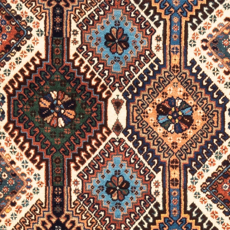Alfombra de pasillo Alfombra persa - Nómada - 204 x 83 cm - crema