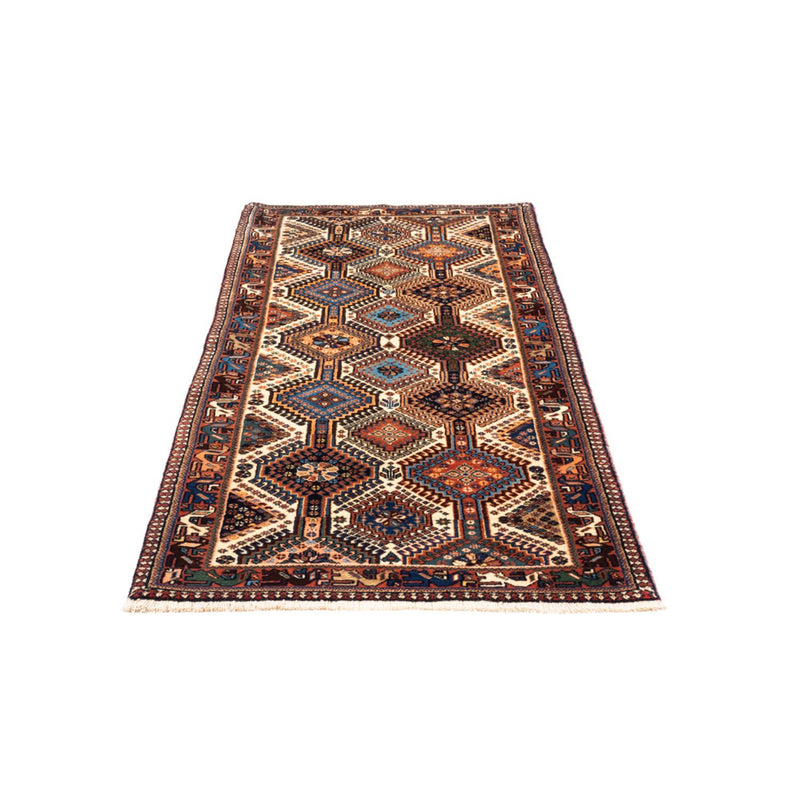Alfombra de pasillo Alfombra persa - Nómada - 204 x 83 cm - crema