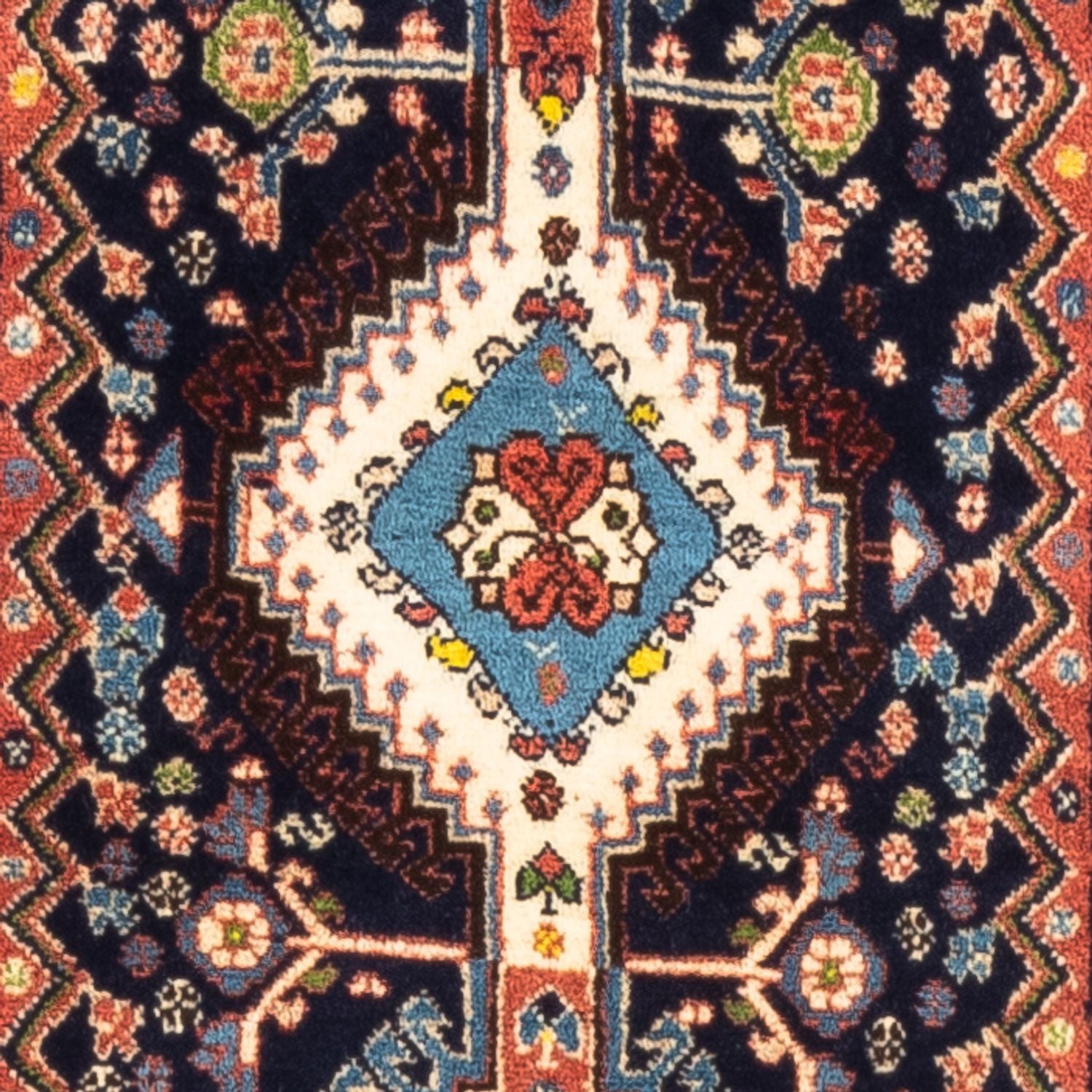 Alfombra de pasillo Alfombra persa - Nómada - 187 x 60 cm - azul oscuro