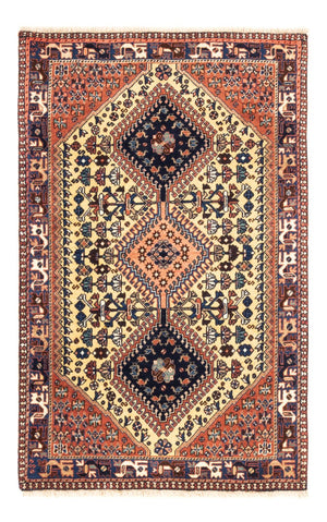 Alfombra persa - Nómada - 140 x 74 cm - crema