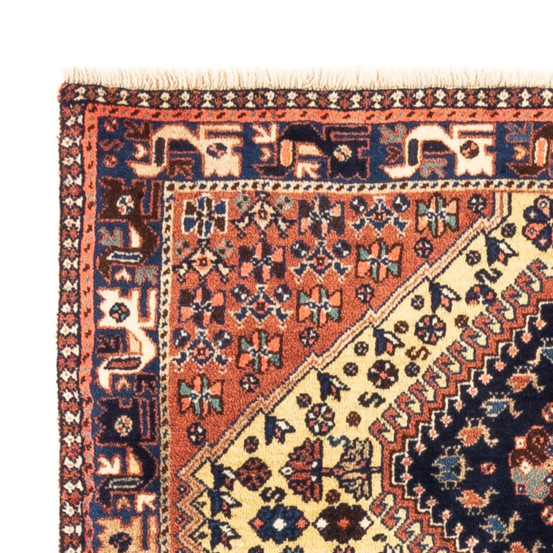 Alfombra persa - Nómada - 140 x 74 cm - crema