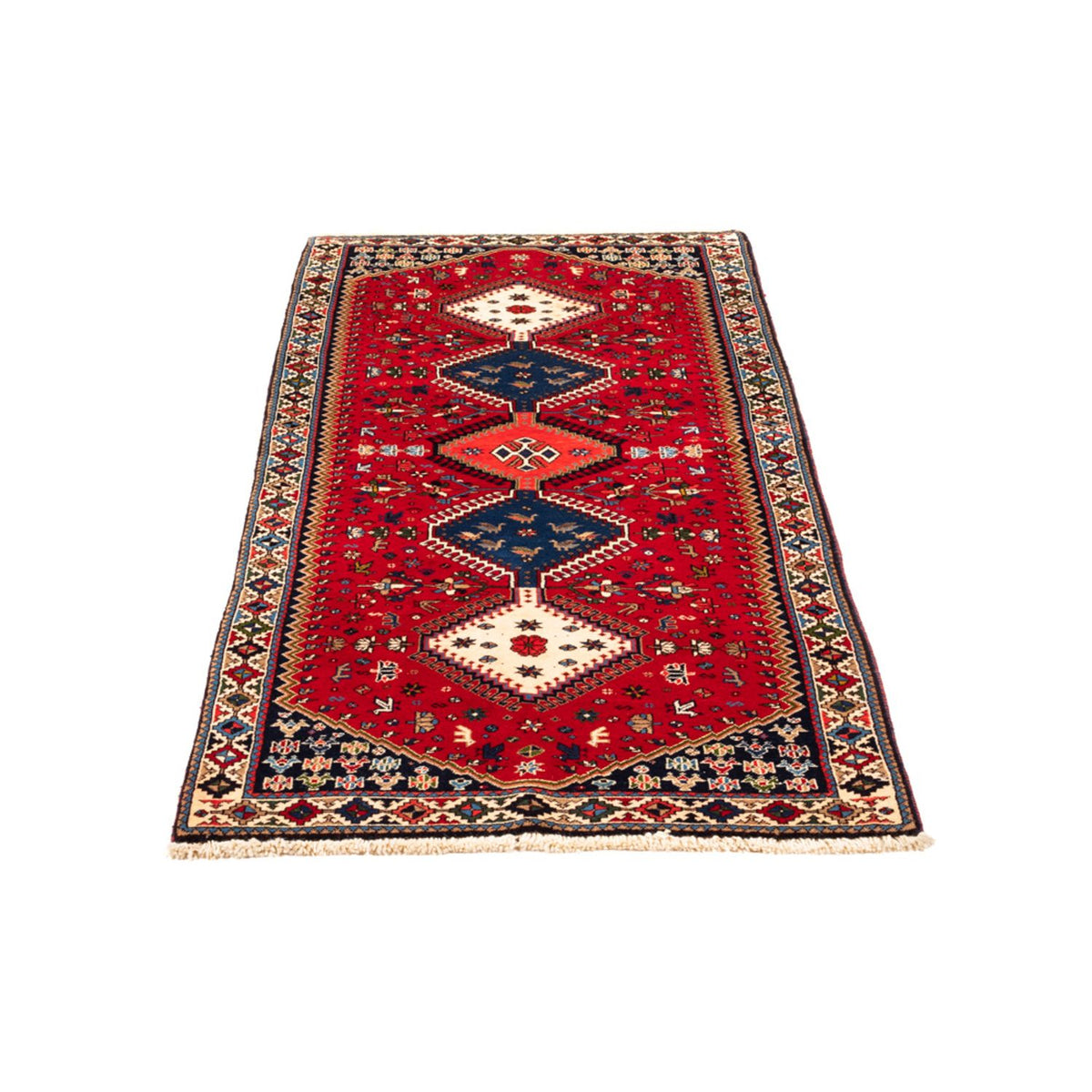 Alfombra de pasillo Alfombra persa - Nómada - 192 x 78 cm - rojo