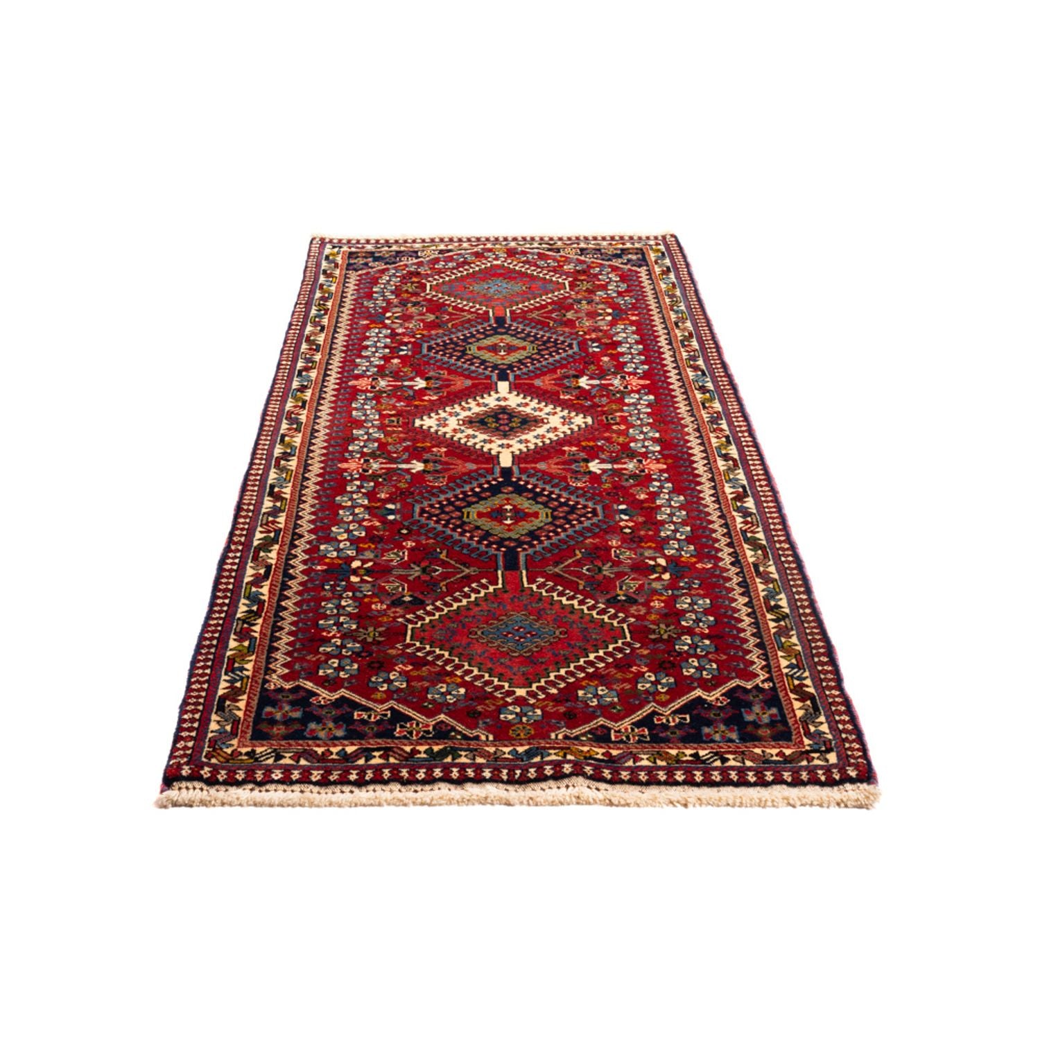 Alfombra de pasillo Alfombra persa - Nómada - 195 x 82 cm - rojo