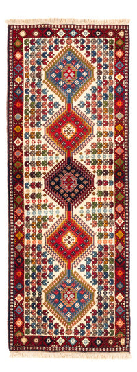 Alfombra de pasillo Alfombra persa - Nómada - 197 x 78 cm - crema