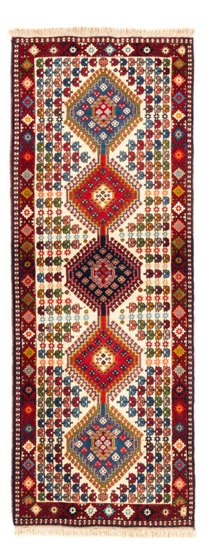 Alfombra de pasillo Alfombra persa - Nómada - 197 x 78 cm - crema