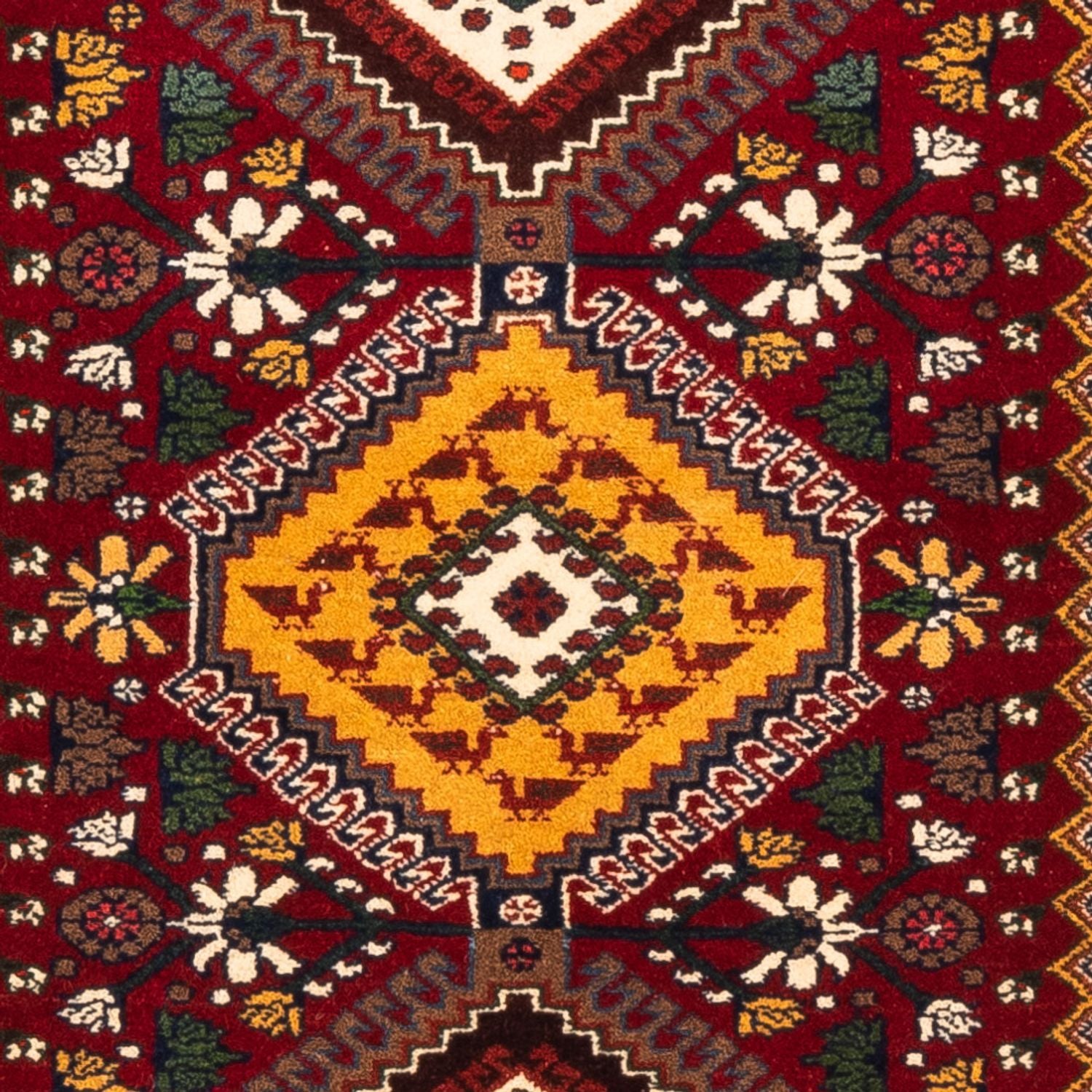 Alfombra de pasillo Alfombra persa - Nómada - 197 x 83 cm - rojo