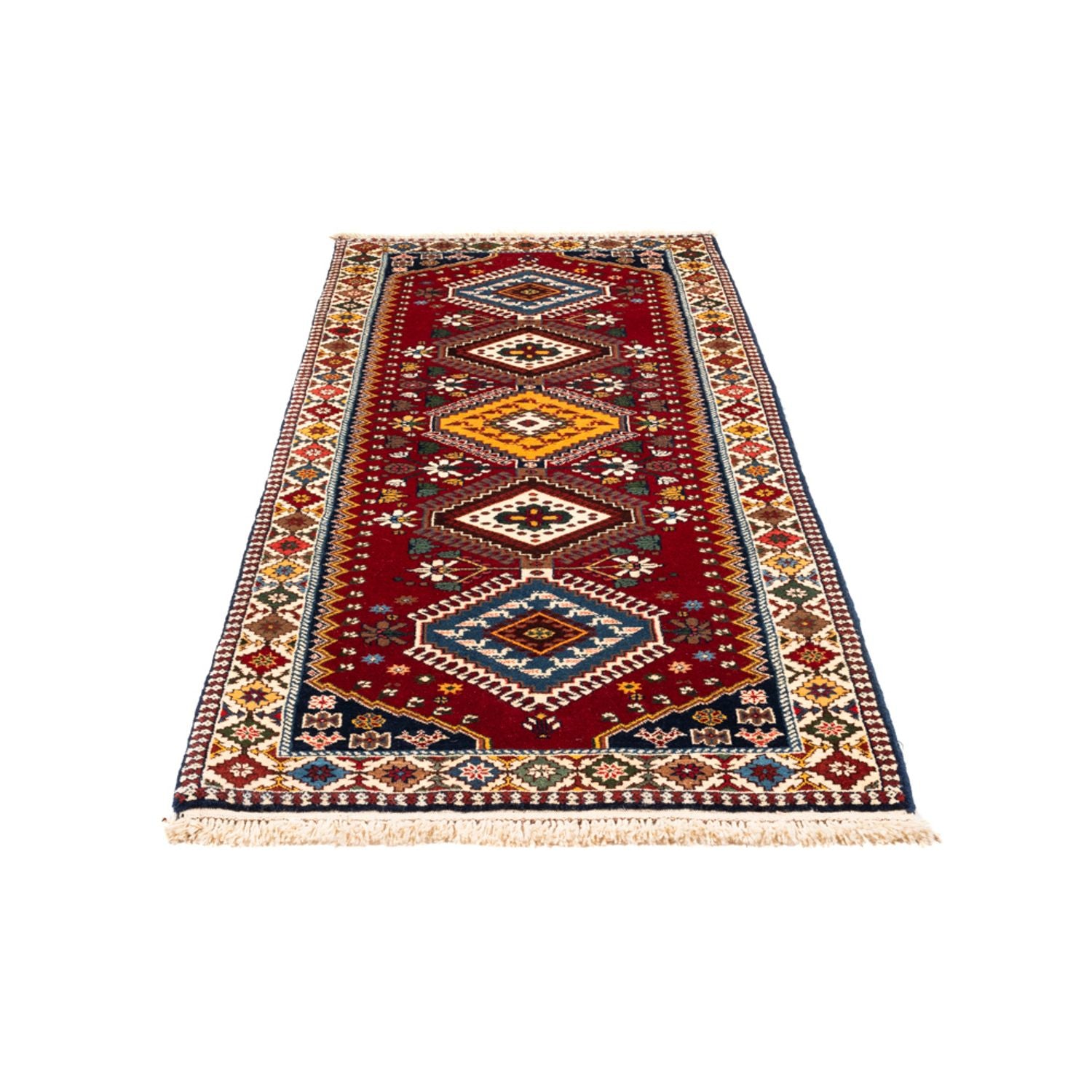 Alfombra de pasillo Alfombra persa - Nómada - 197 x 83 cm - rojo