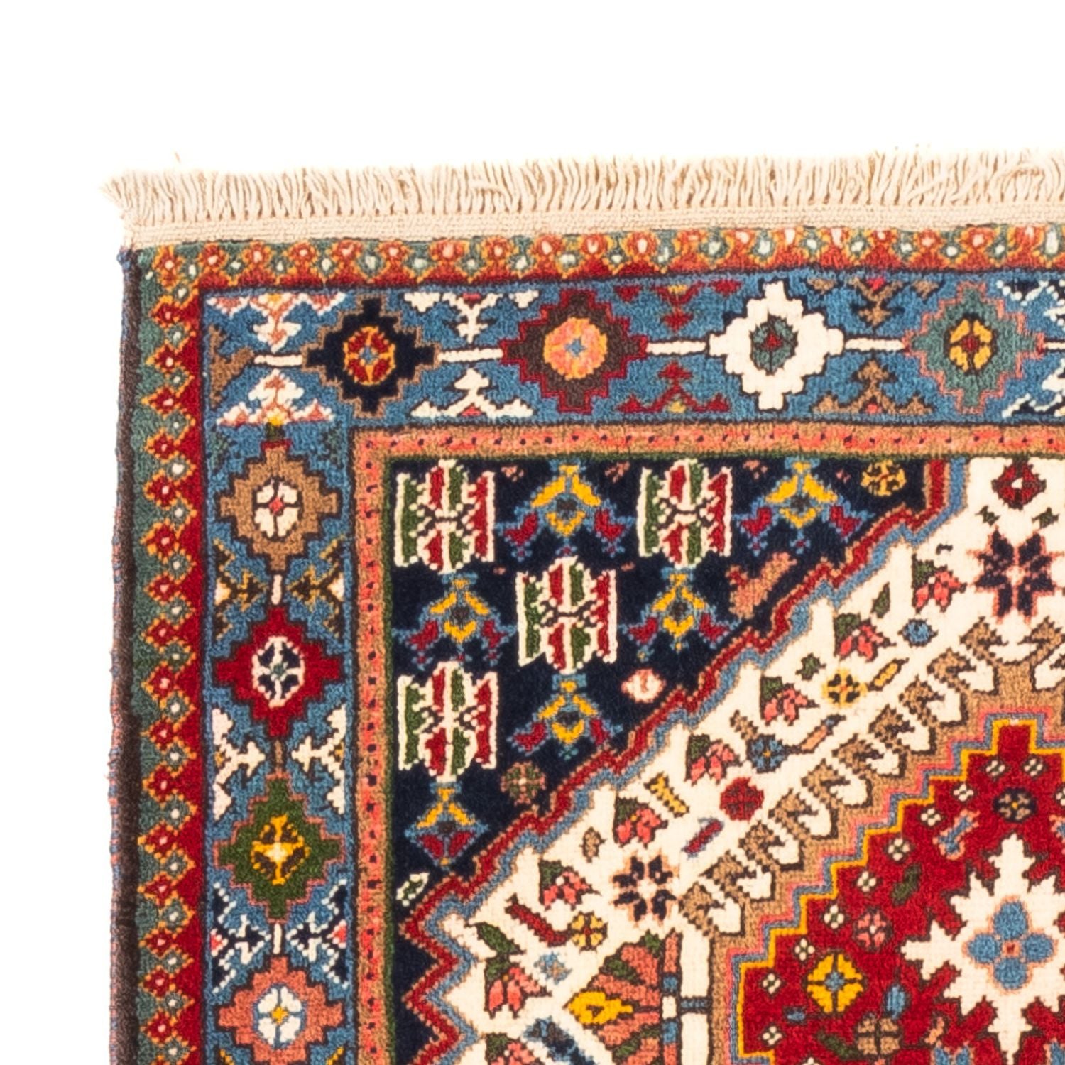 Alfombra de pasillo Alfombra persa - Nómada - 188 x 82 cm - crema