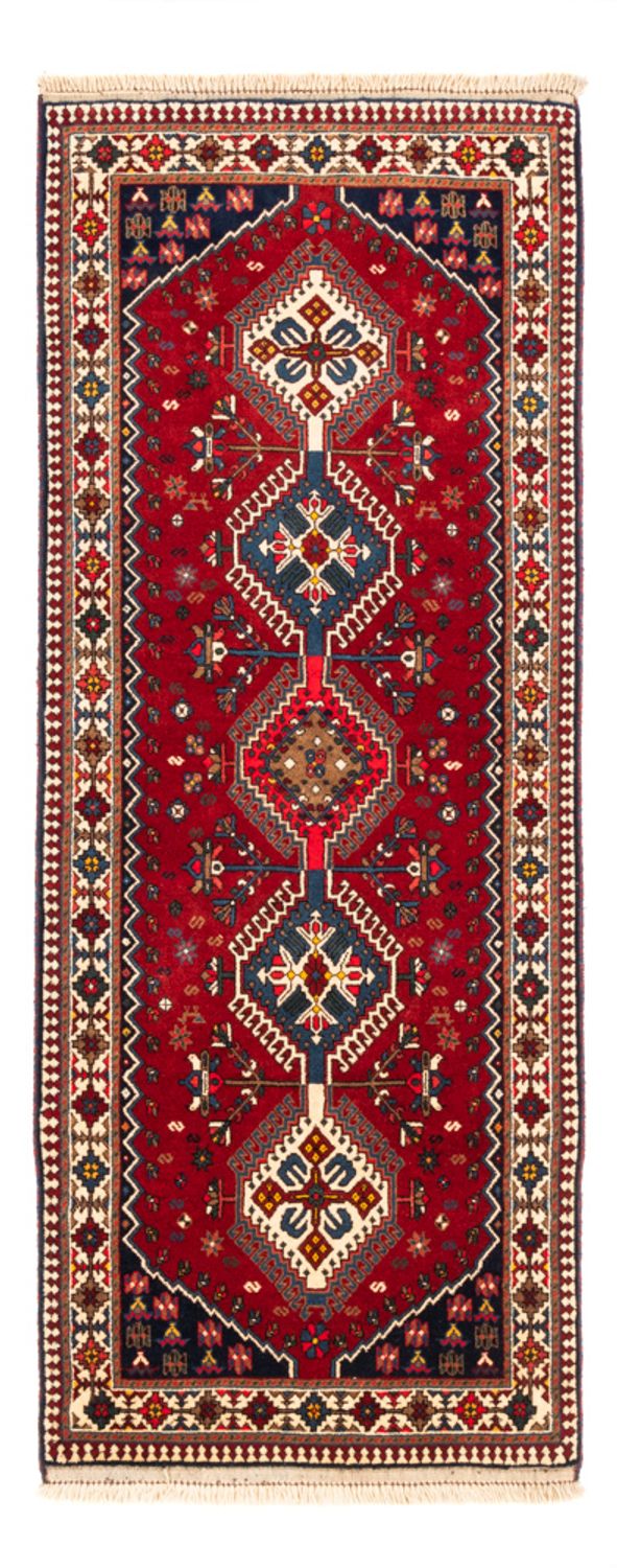 Alfombra de pasillo Alfombra persa - Nómada - 195 x 80 cm - rojo