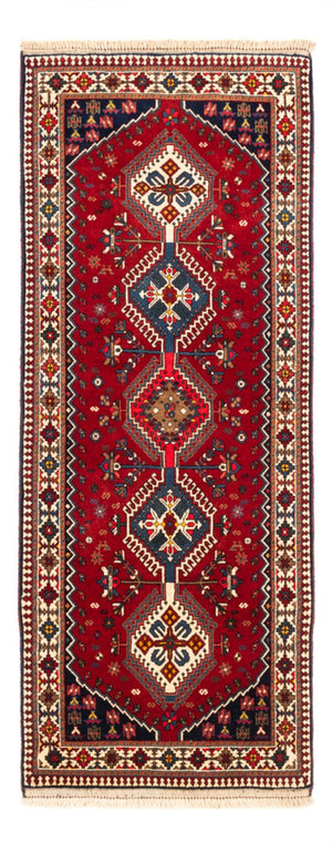 Alfombra de pasillo Alfombra persa - Nómada - 195 x 80 cm - rojo