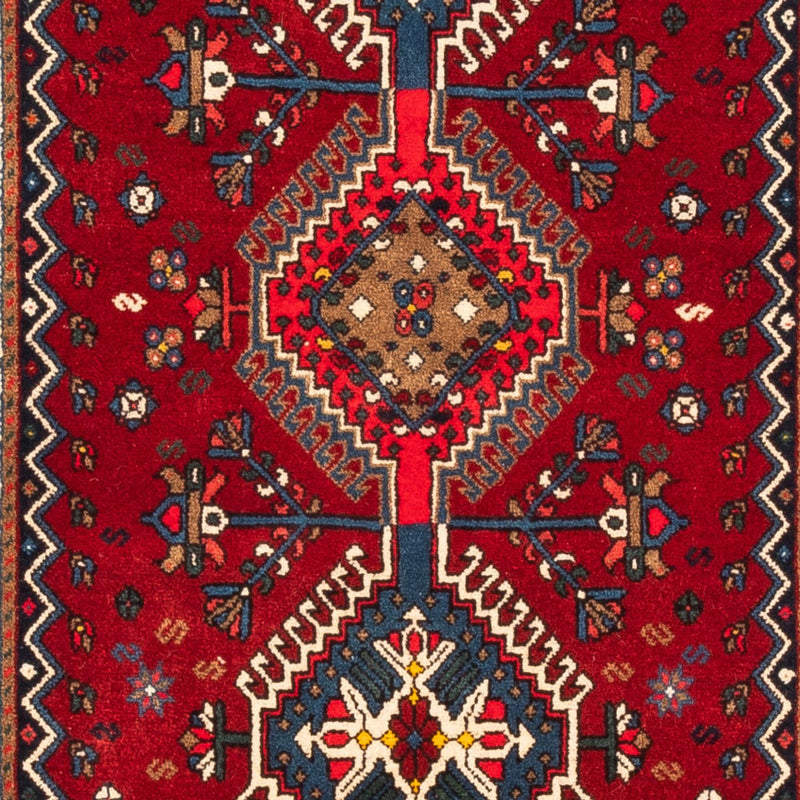 Alfombra de pasillo Alfombra persa - Nómada - 195 x 80 cm - rojo