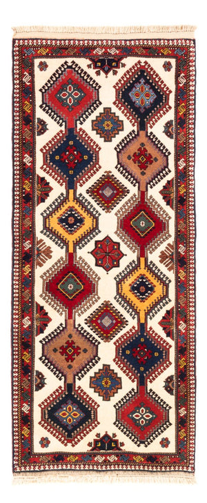 Alfombra de pasillo Alfombra persa - Nómada - 184 x 80 cm - crema