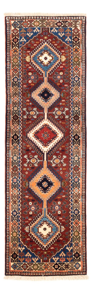 Alfombra de pasillo Alfombra persa - Nómada - 194 x 60 cm - rojo