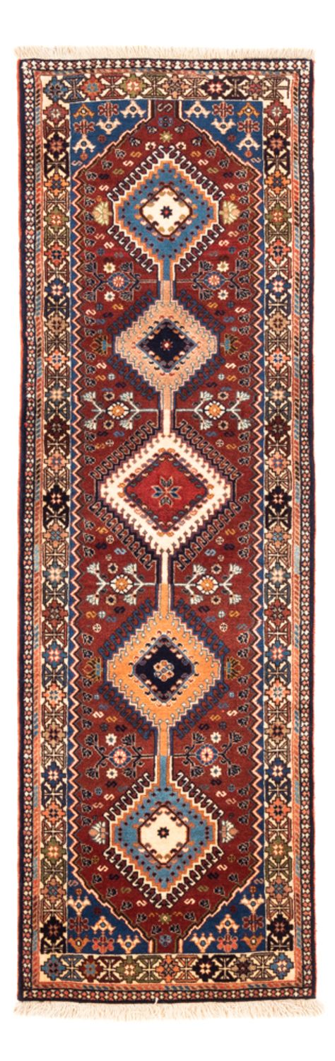 Alfombra de pasillo Alfombra persa - Nómada - 194 x 60 cm - rojo