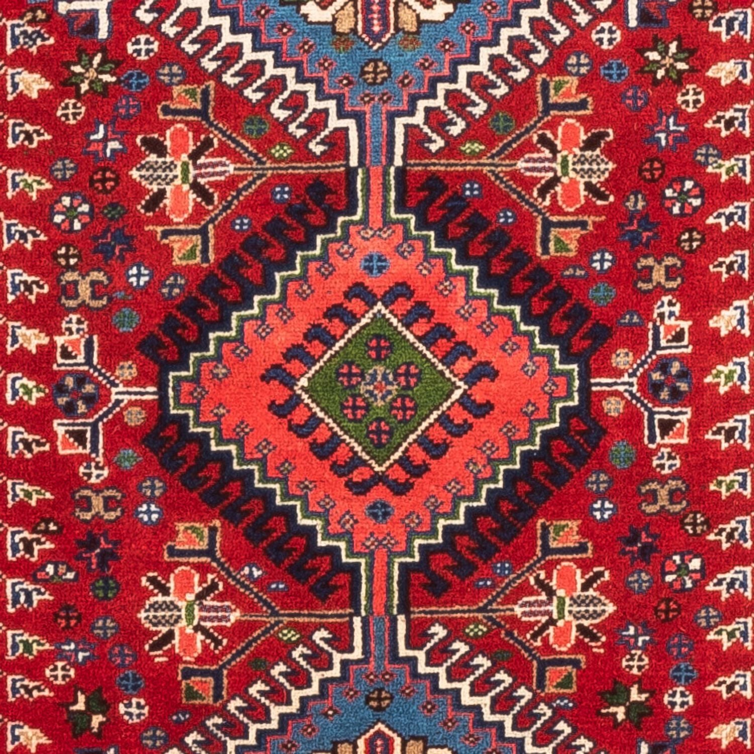 Alfombra persa - Nómada - 115 x 82 cm - rojo