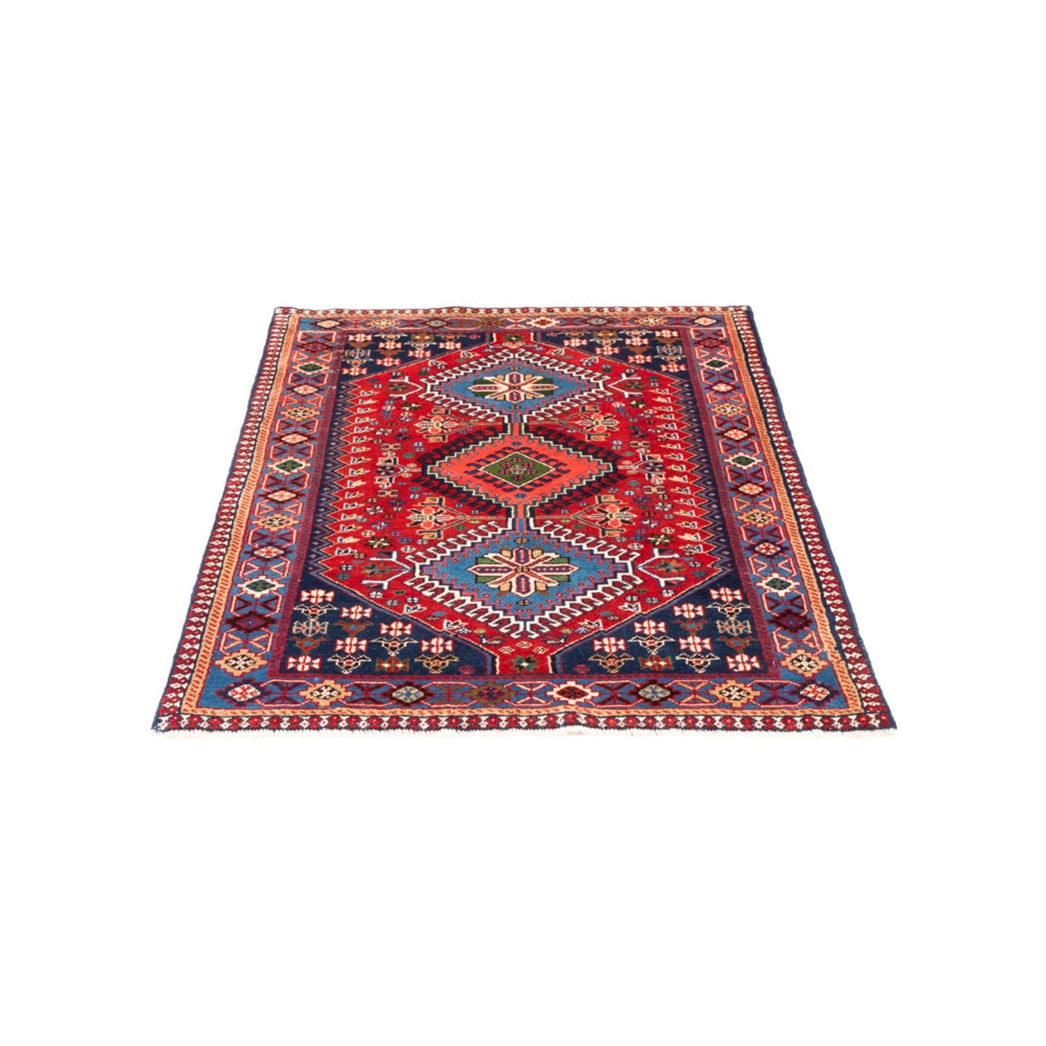 Alfombra persa - Nómada - 115 x 82 cm - rojo