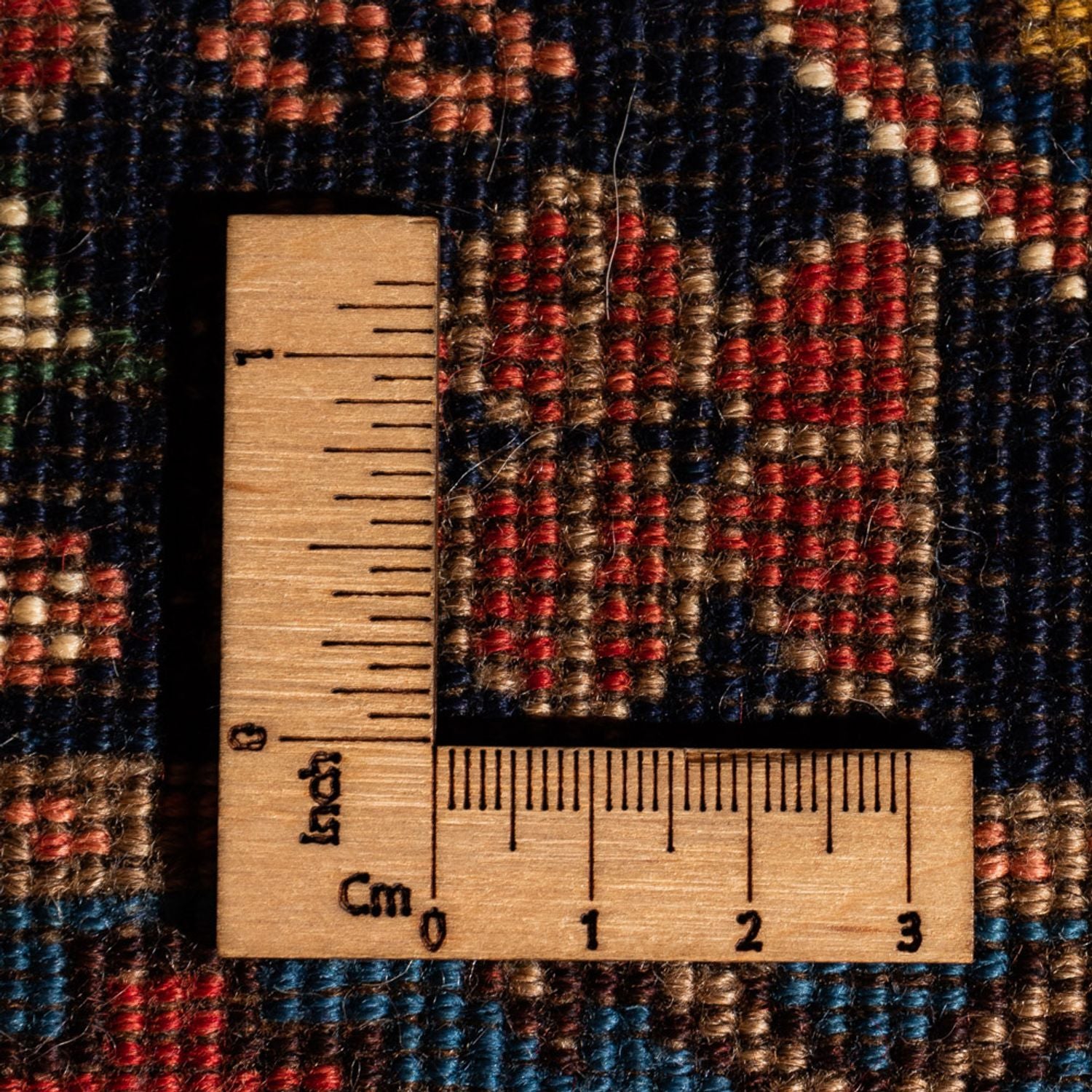 Alfombra persa - Nómada - 130 x 80 cm - amarillo