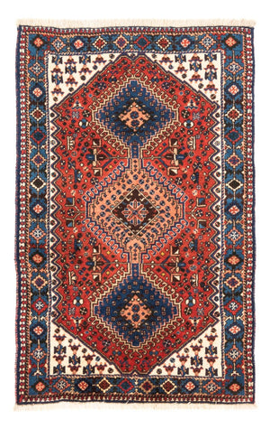 Alfombra persa - Nómada - 123 x 81 cm - rojo
