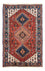 Alfombra persa - Nómada - 123 x 81 cm - rojo
