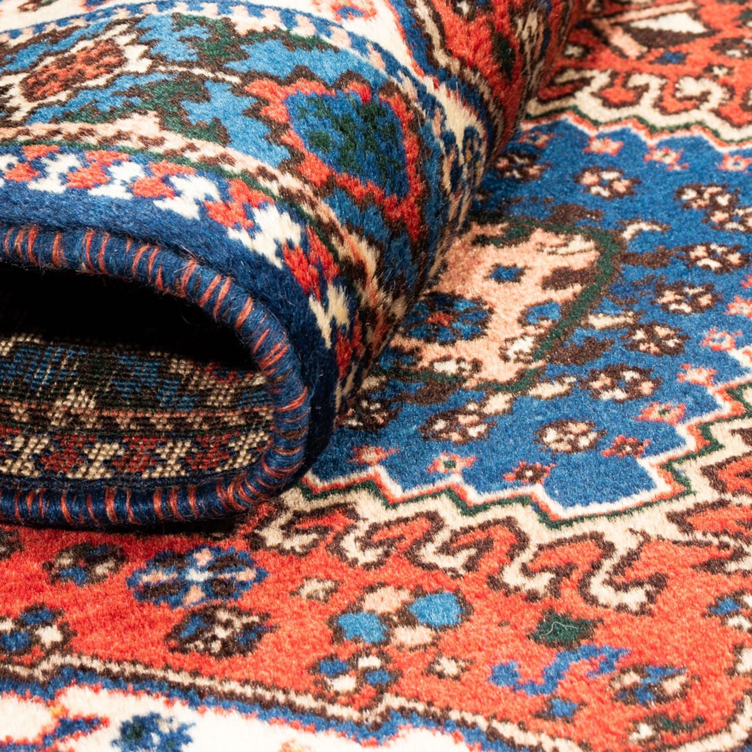 Alfombra persa - Nómada - 123 x 81 cm - rojo