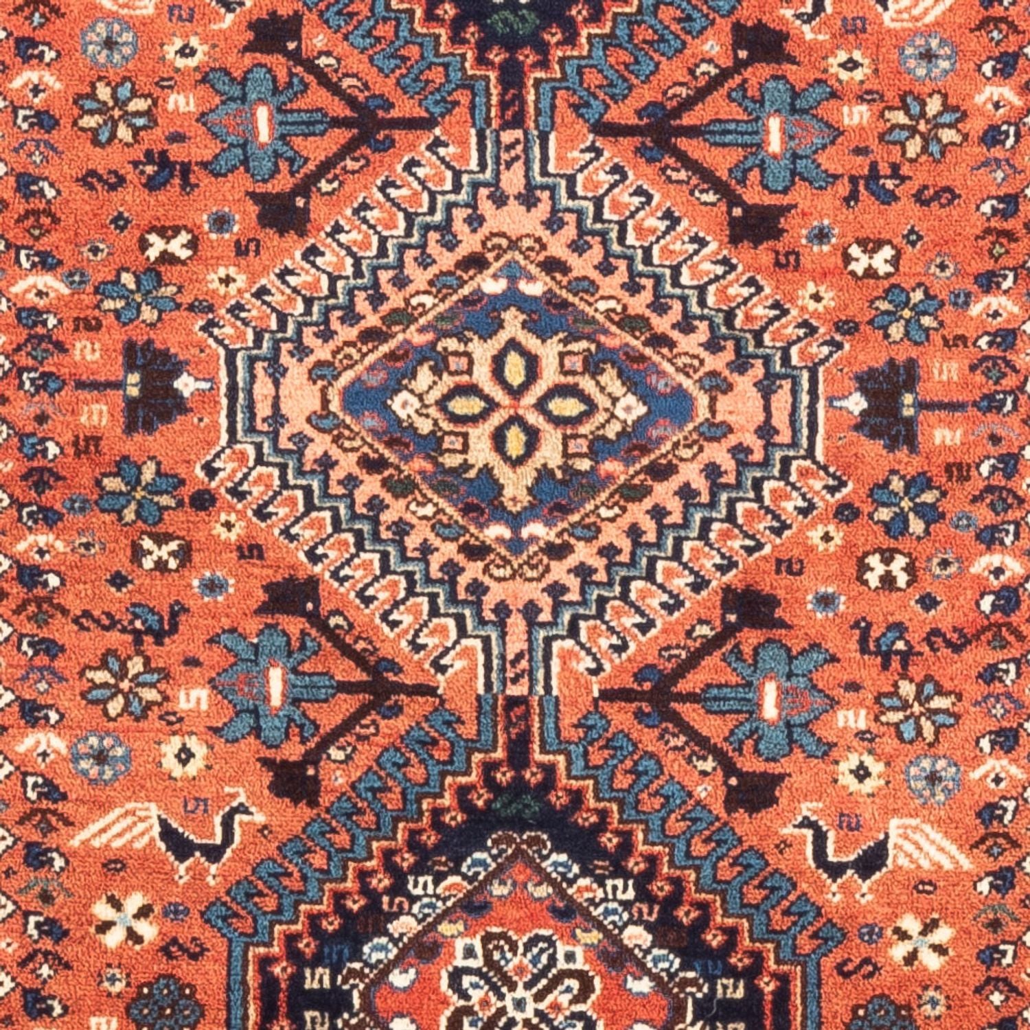 Alfombra persa - Nómada - 125 x 81 cm - rojo