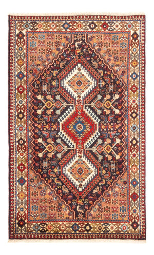 Alfombra persa - Nómada - 130 x 80 cm - azul oscuro
