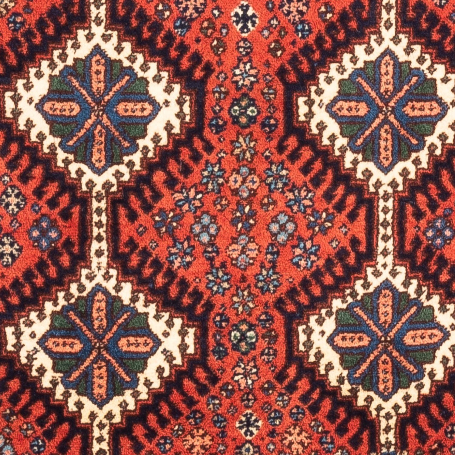 Alfombra persa - Nómada - 118 x 81 cm - rojo