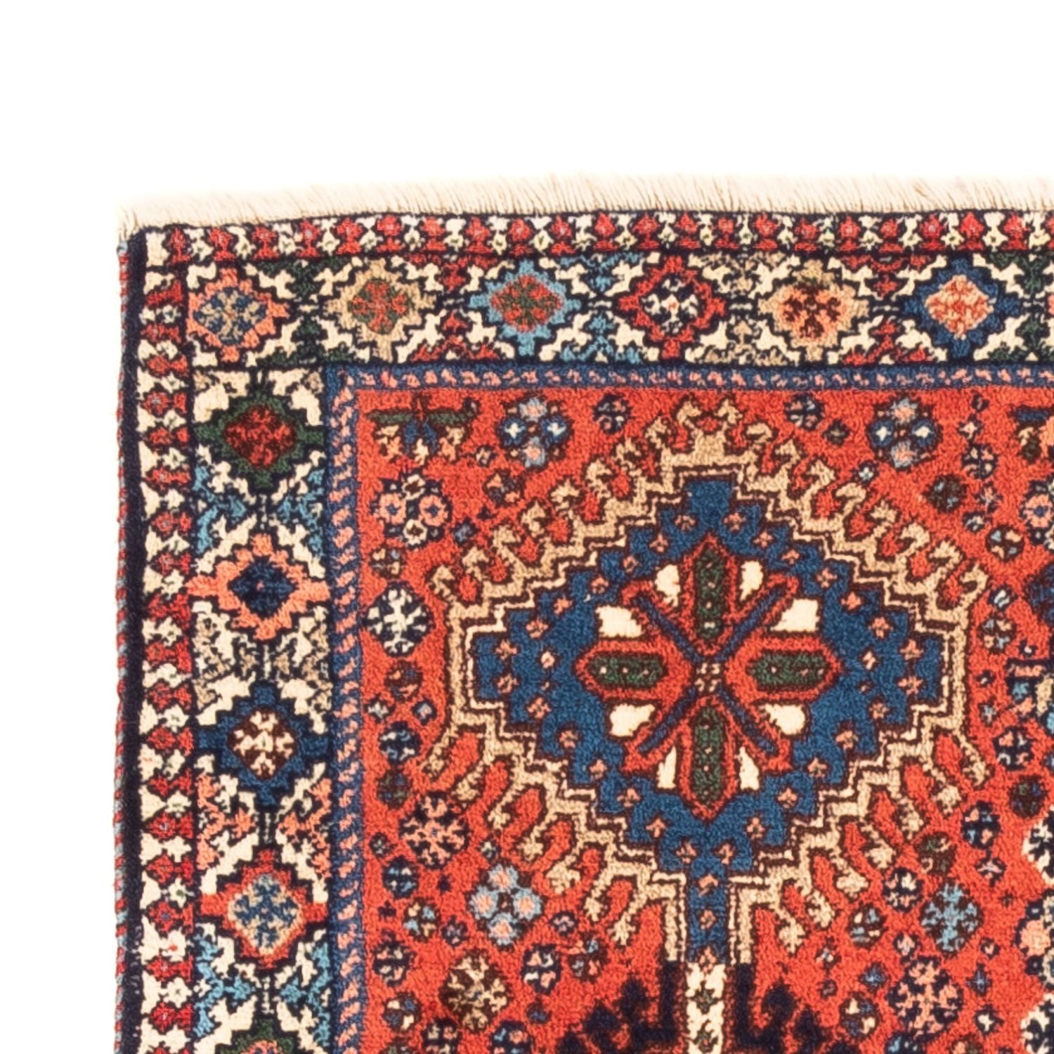 Alfombra persa - Nómada - 118 x 81 cm - rojo