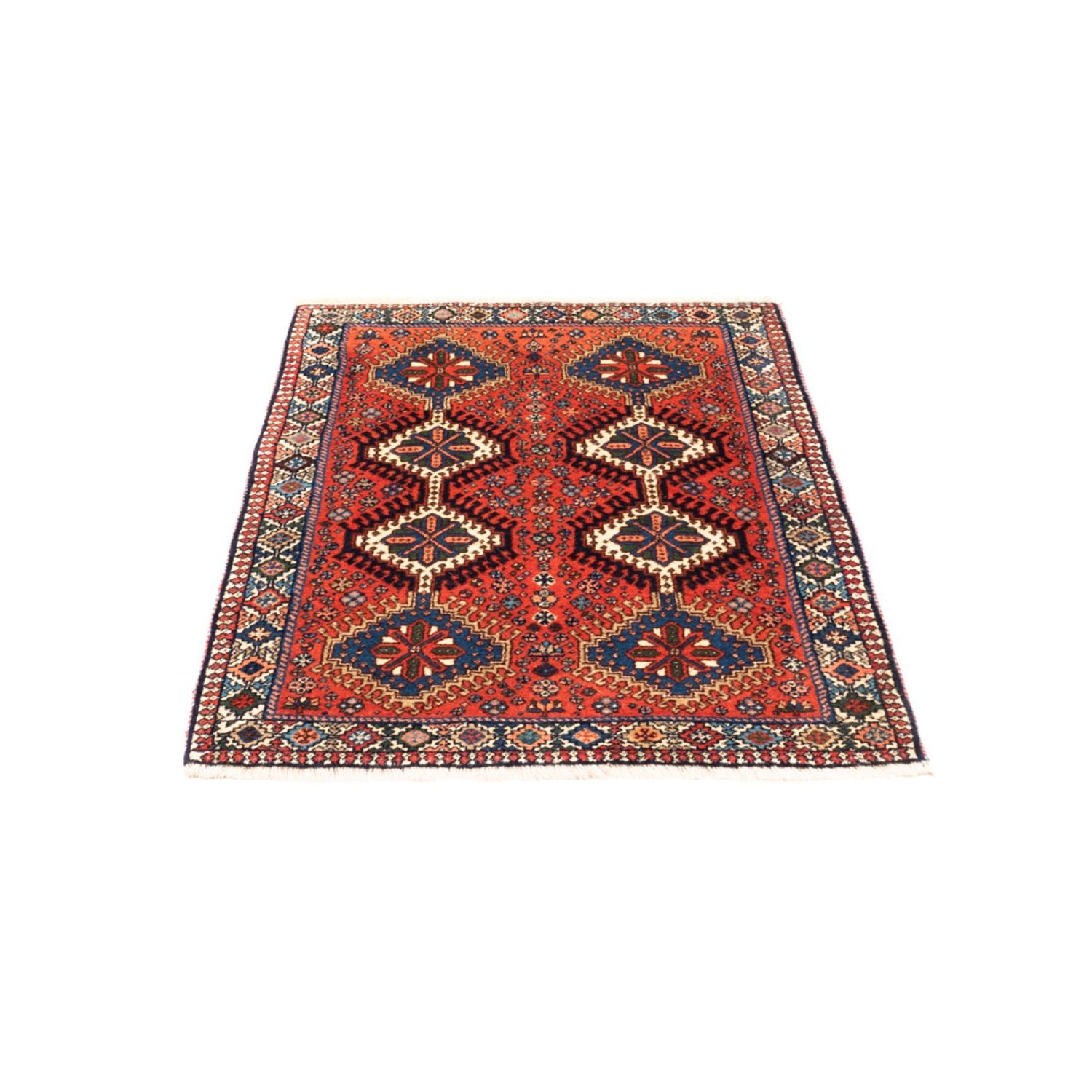 Alfombra persa - Nómada - 118 x 81 cm - rojo