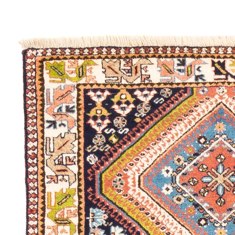 Alfombra de pasillo Alfombra persa - Nómada - 198 x 80 cm - azul oscuro