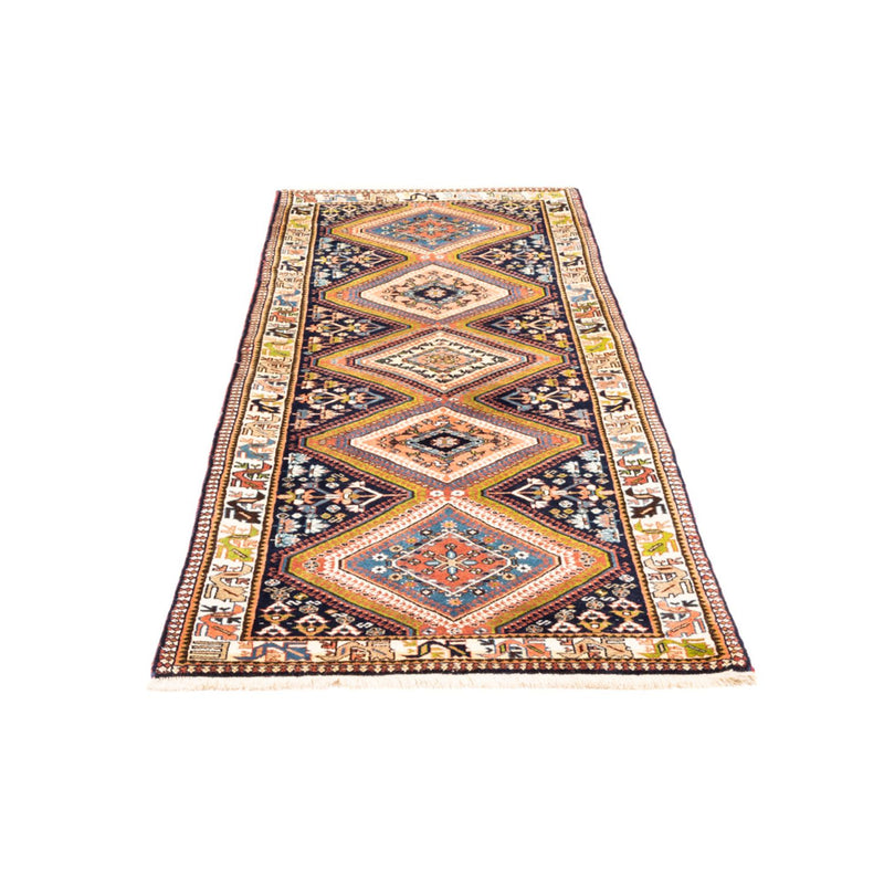 Alfombra de pasillo Alfombra persa - Nómada - 198 x 80 cm - azul oscuro